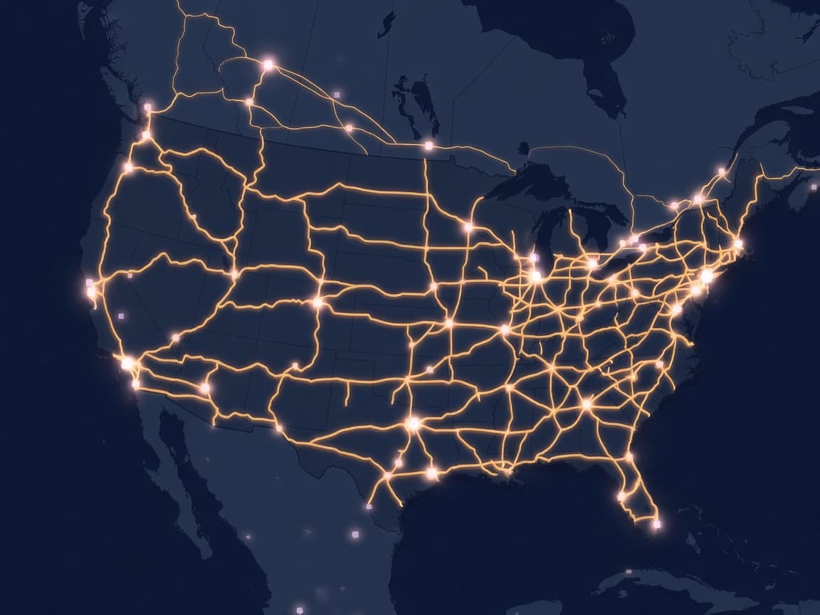 Freight corridor network